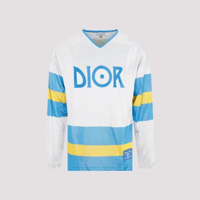 Shop Dior Jack Kerouac Long-sleeved T-shirt In Multicolour