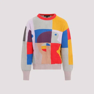 Shop Kidsuper Multicolor Cotton Bauhaus Paint Palette Sweater In Multicolour