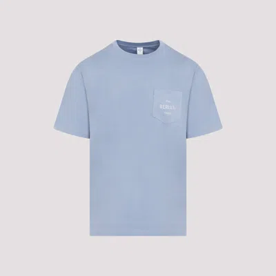 Shop Berluti Pale Blue Cotton T-shirt