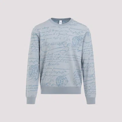 Shop Berluti Pale Blue Wool Sweater