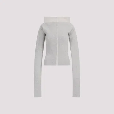 Shop Rick Owens Pearl Cowl Cashmere Pullover In Nude & Neutrals