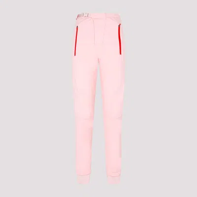 Shop Giorgio Armani Pink Blush Pants In Pink & Purple