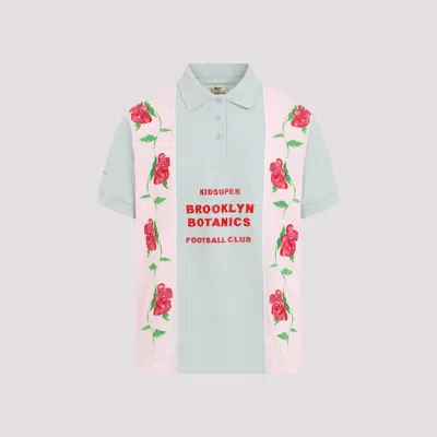 Shop Kidsuper Pink Cotton Brooklyn Botanics Soccer Jersey T-shirt In Multicolour