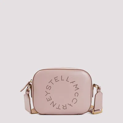 Shop Stella Mccartney Pink Mini Stella Logo Camera Bag In Pink & Purple