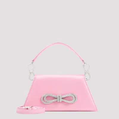 Shop Mach & Mach Pink Samantha Satin Bag In Pink & Purple