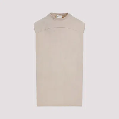 Shop Mordecai Sand Muscle Cotton T-shirt In Nude & Neutrals