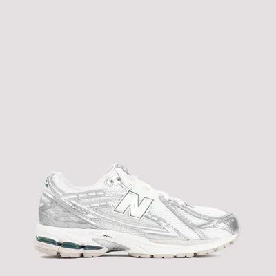 Shop New Balance Silver Leather 1906 Men Sneakers In Metallic