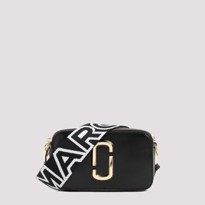Shop Marc Jacobs The Snapshort Shoulder Bag In White Leather In Multicolour