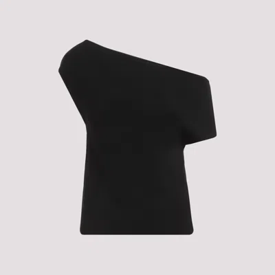 Shop Bottega Veneta Viscose T-shirt In Black