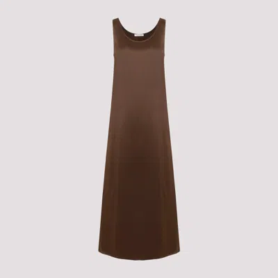 Shop By Malene Birger Warn Brown Acetate Jerrica Dress