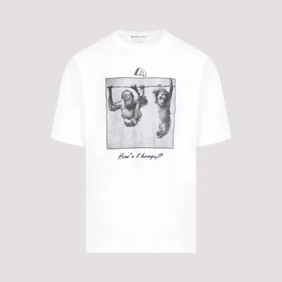 Shop Martine Rose White Cotton Oversized T-shirt