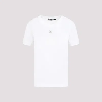Shop Dolce & Gabbana White Essential Cotton T-shirt