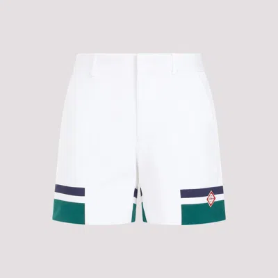 Shop Casablanca White Midnight Sail Tailoring Shorts