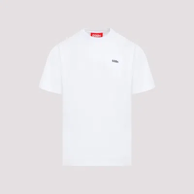 Shop 032c White Nothing New American-cut Organic Cotton T-shirt