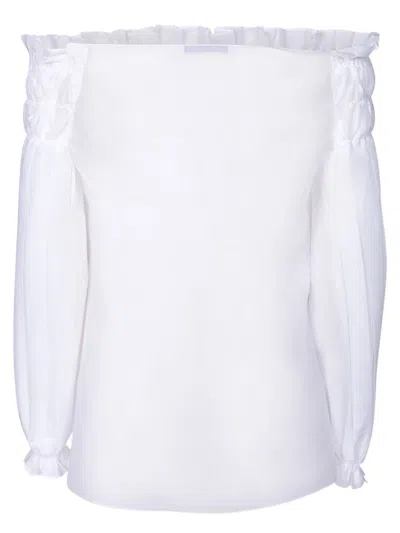 Shop Alberta Ferretti Tops In White