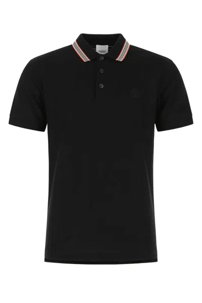 Shop Burberry Polo In Black