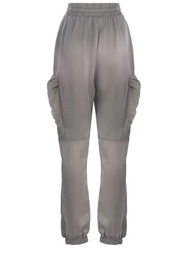 Shop Diesel Trousers  "p-mirow" In Grigio