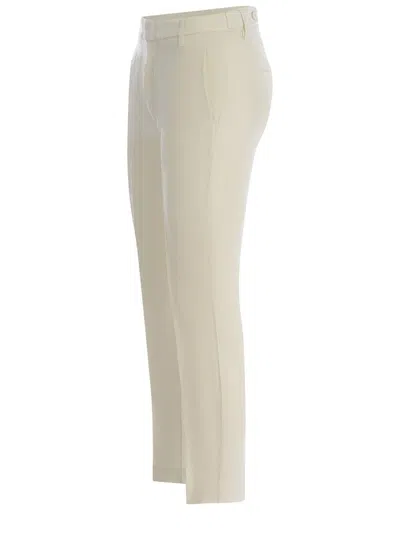 Dondup Trousers  Ariel 27inches Made Of Linen Blend In Beige