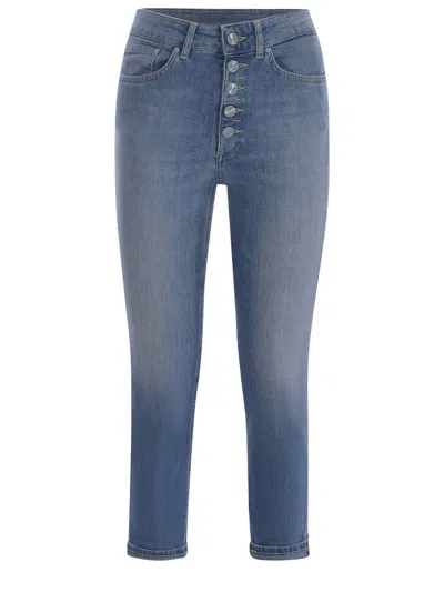 Shop Dondup Jeans In Denim Azzurro Chiaro