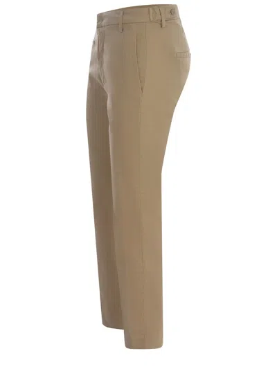 Dondup Trousers  Ariel Trousers Made Of Cotton In Beige