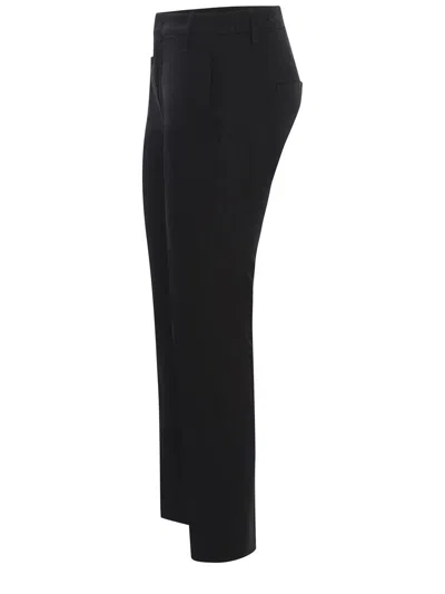 Shop Dondup Trousers Black In Nero