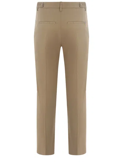 Shop Dondup Trousers  "ariel" Trousers In Beige