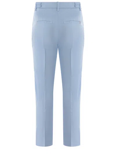 Shop Dondup Trousers Light Blue In Celeste