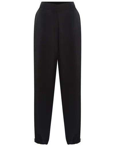 Shop Herno Trousers Black In Nero