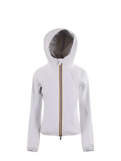 Shop K-way Jacket In White