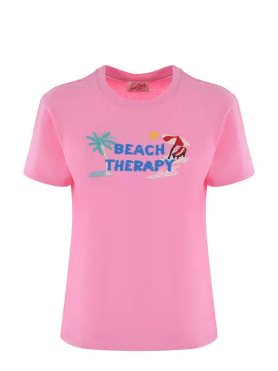 Shop Mc2 Saint Barth T-shirt In Pink