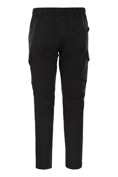 Shop Herno Laminar Trousers In Dive Nylon In Black