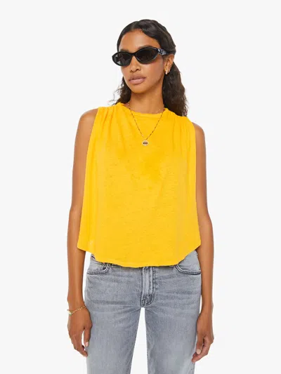 Shop Mother The Shear Strength Tank Top Spectra In Yellow