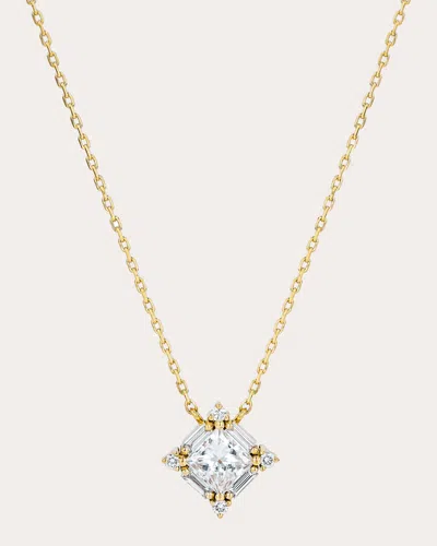 Shop Suzanne Kalan Women's Princess Midi Diamond Pendant Necklace In Gold