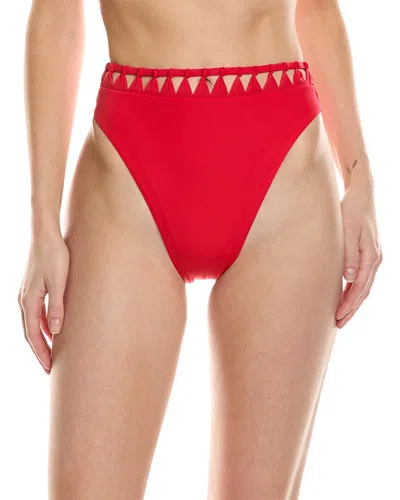 Shop Vix Solid Leeza Hot Pants In Red