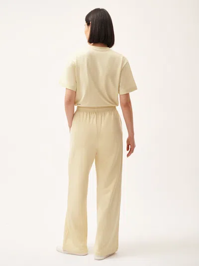 Pangaia 365 Midweight Straight Leg Track Pants In Travertine Beige