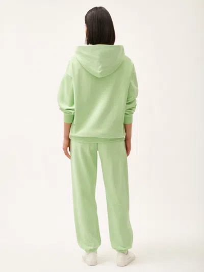 Shop Pangaia 365 Midweight Track Pants — Fennel Green