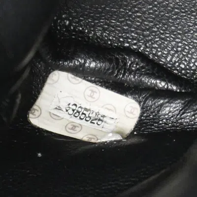Pre-owned Chanel Duma Black Leather Backpack Bag ()