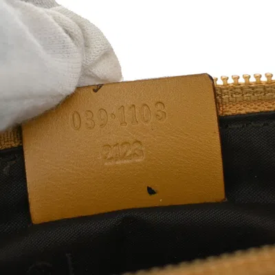 Shop Gucci Beige Suede Clutch Bag ()