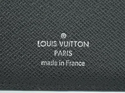 Pre-owned Louis Vuitton Brazza Black Canvas Wallet  ()