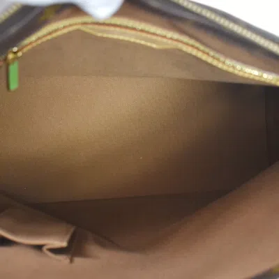 Pre-owned Louis Vuitton Mezzo Brown Canvas Shoulder Bag ()