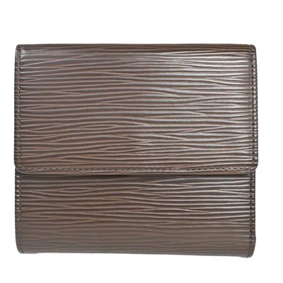 LOUIS VUITTON Pre-owned Porte Billet Brown Leather Wallet  ()