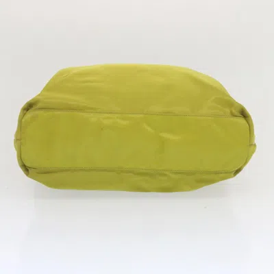 Shop Prada Tessuto Green Synthetic Tote Bag ()