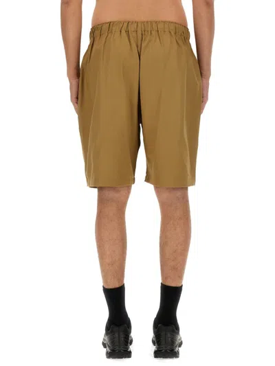 Shop South2 West8 Cotton Bermuda Shorts In Brown