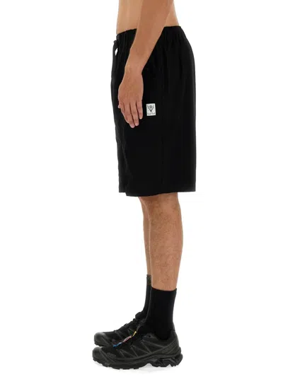 Shop South2 West8 Twill Bermuda Shorts In Black