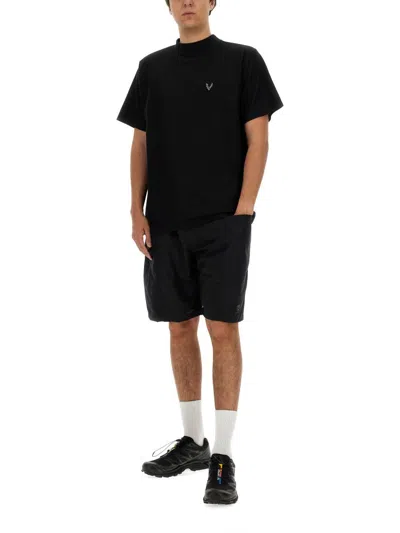 Shop South2 West8 Nylon Bermuda Shorts In Black