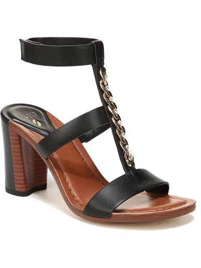 Shop Sarto Franco Sarto Oria Womens Leather Platform Ankle Strap In Black