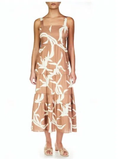 Shop Sanctuary Watching Sunset Tiered Midi Dress In Brown