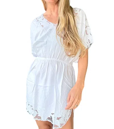 Shop Tiare Hawaii Shelly Mini Dress In White