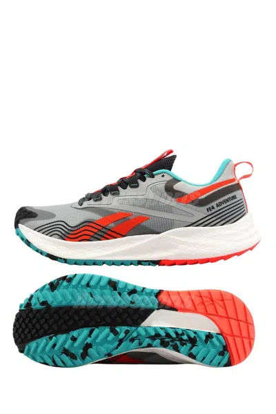 Shop Reebok Men's Floatride Energy 4 Adventure Running Shoes - D/medium Width In Grey/teal/orange In Multi