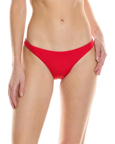 Shop Vix Solid Basic Cheeky Bottom In Red